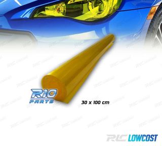 FILM CUBRE FAROS EN AMARILLO