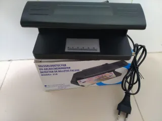 Detector de billetes falsos UV (ultravioleta)