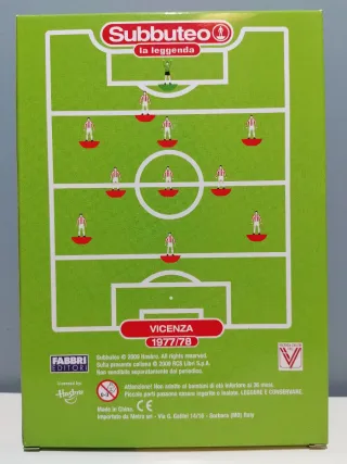 Subbuteo La Leggenda Squadra Vicenza 1977/78 Nuova