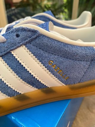 Adidas Gazelle Indoor Azul/Blanco