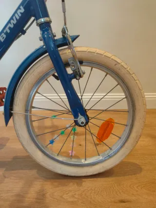 Bicicleta infantil Btwin azul