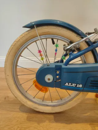 Bicicleta infantil Btwin azul