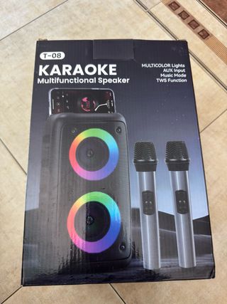 Altavoz Karaoke T-08 Multifuncional