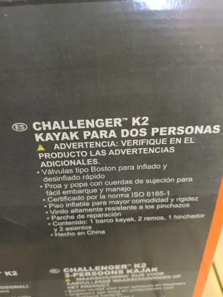 Intex 68306 - Kayak Gonfiabile Challenger k2 & Remi