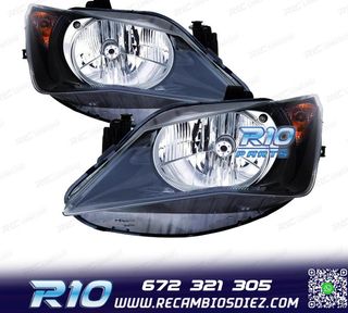 FAROS PARA SEAT IBIZA 12-15 FONDO NEGRO
