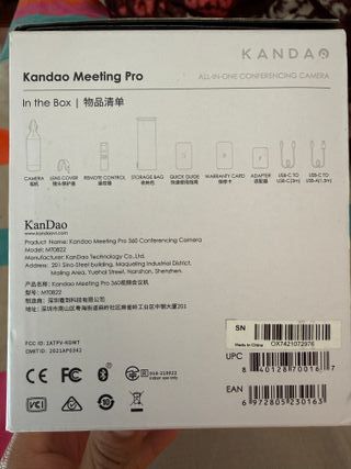Kandao Meeting Pro 360 Cámara Conferencias
