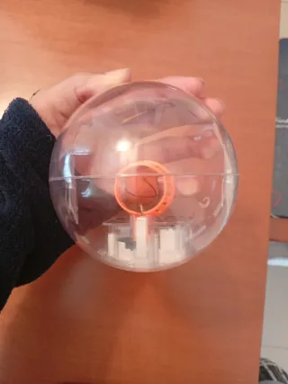 Mini Baloncesto en Esfera Transparente