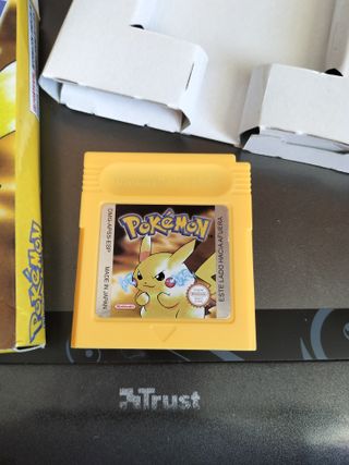 Pokémon Amarillo Edición Especial Pikachu Game Boy