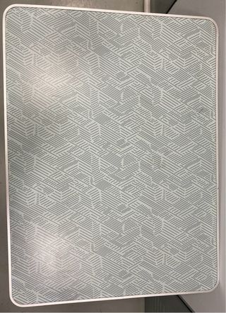 Mesa plegable de metal y plástico