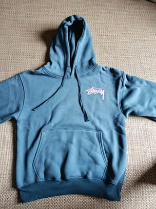 Sudadera Azul estilo Stussy Talla M