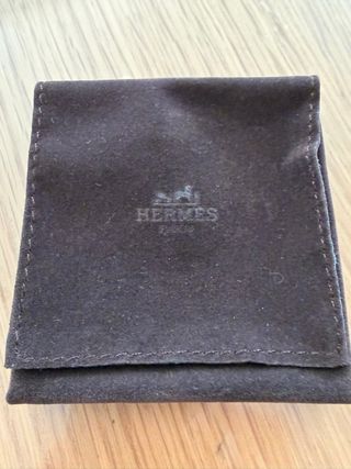 Pulsera Hermès Cuero y Oro Nueva