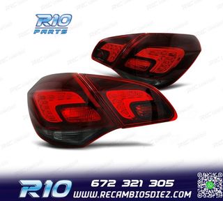PILOTOS PARA OPEL ASTRA J 09- LED ROJO AHUMADO