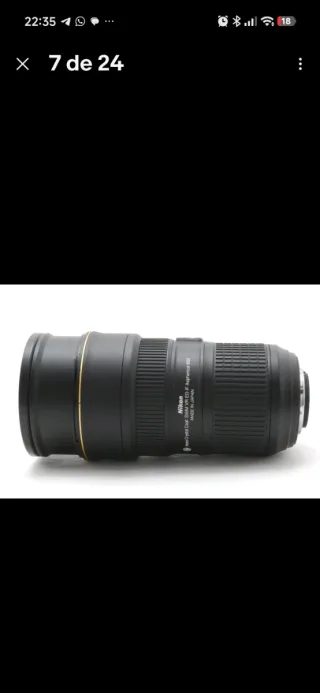 Objetivo Nikon AF-S 24-70mm f/2.8E ED VR