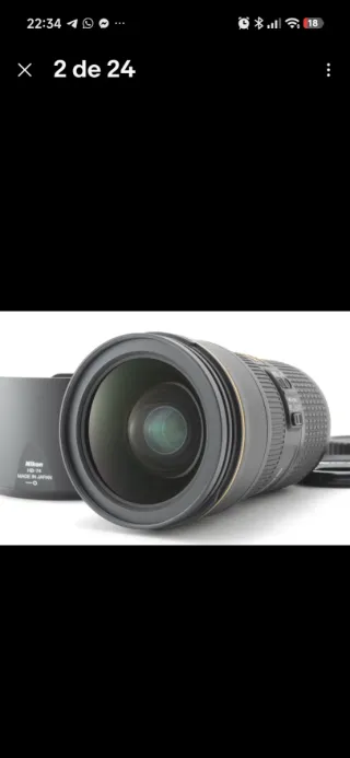 Objetivo Nikon AF-S 24-70mm f/2.8E ED VR
