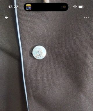 Traje comunión negro y azul talla16