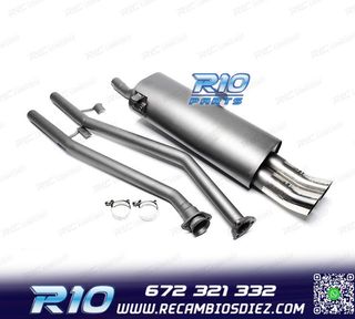 SILENCIOSO ESCAPE BMW SERIE 3 E30 L4 1982-1993 x2 DTM