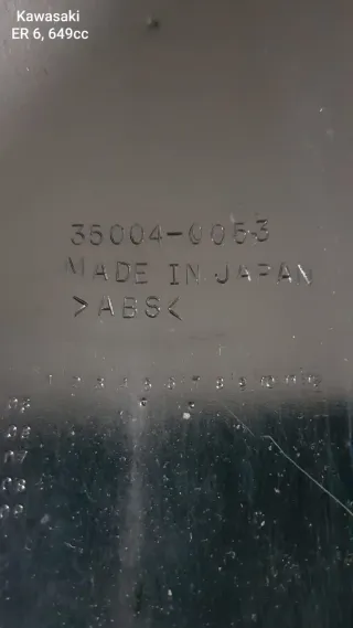 Guardabarros delantero Kawasaki ER6 650cc