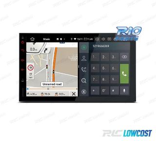 RADIO GPS ANDROID 14 2DIN 7" MULTIMEDIA GPS HD 3 USB SD