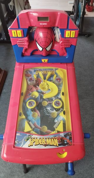 Juego Pinball Spiderman para niños