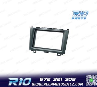 MARCO NEGRO RADIO 2-DIN PARA HONDA CR-V 07-11
