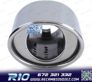 COLA ESCAPE UNIVERSAL ACERO INOX OVALADO 88MM