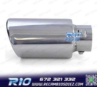 COLA ESCAPE UNIVERSAL ACERO INOX OVALADO 88MM