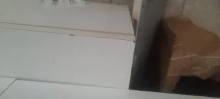 Mueble salón 2 piezas blanco, buen estado