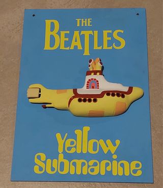 Cartel Vintage The Beatles Yellow Submarine