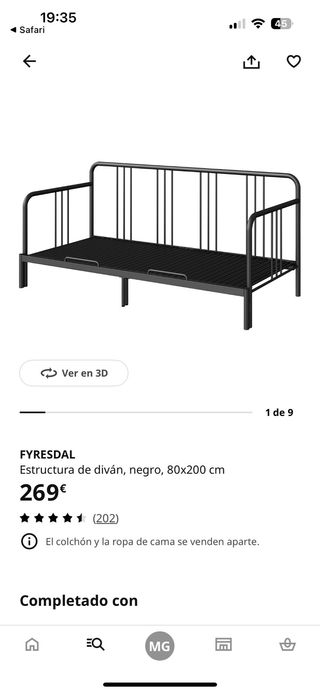 Sofá Cama Metálico