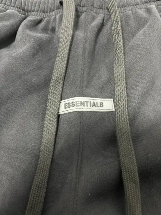 Chándal Essentials Logo Reflectante Negro