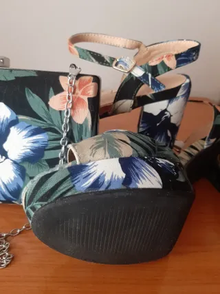 Sandalias y bolso fiesta, graduación, eventos