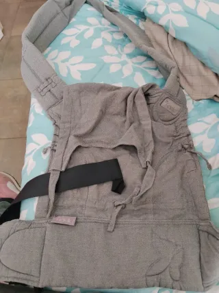 Mochila Portabebés Fidella Gris