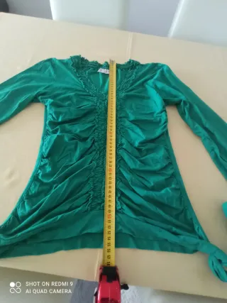 Camiseta elástica verde