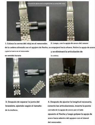 Reloj RICECGO Cuarzo Hombre Negro/Plata