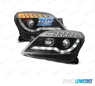 FAROS PARA OPEL ASTRA H 04-09 LUZ DIURNA + INTERMITENTE LED