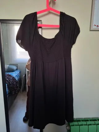 Vestido Negro y Blanco Talla XL