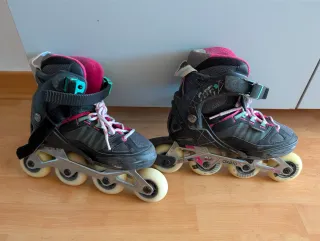 Patines Oxelo con protecciones. Desde el 35 al 38