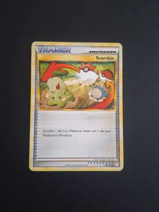 Carta Allenatore Scambio 102/123 HGSS ITA