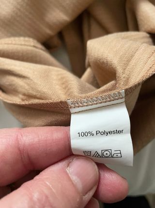 Camicia uomo a coste beige