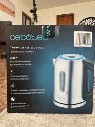 Hervidor Cecotec Thermosense 290 Steel