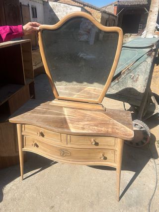 Lote Muebles Madera Antiguos