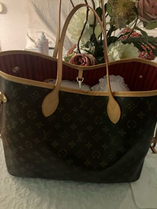 Bolso shopper grande muy elegante marrón,