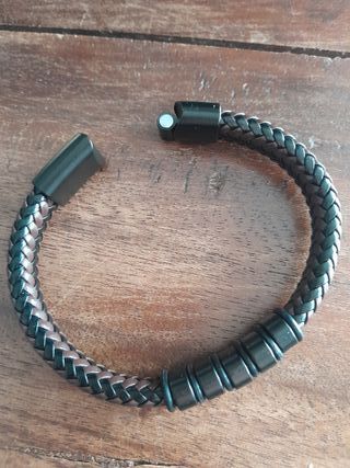 Bracciale Uomo Vintage Intrecciato - Marrone