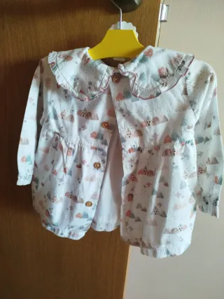 Vestido bebé 12 meses con braguita