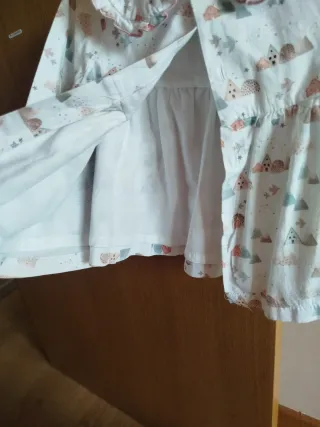 Vestido bebé 12 meses con braguita