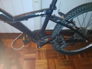 Bicicleta niño Btwin negra