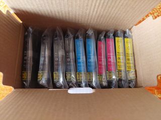 2 SCATOLE CARTUCCE COLORI EPSON COMPATIBILI