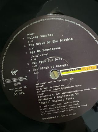 Enigma - The Cross of Changes Vinilo 1993