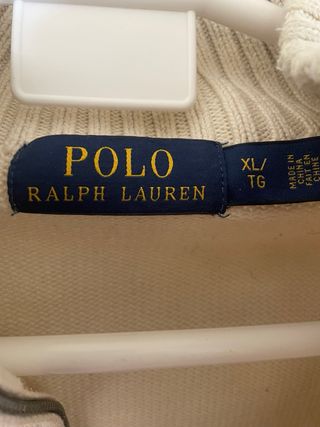 Jersey Polo Ralph Lauren Beige Talla XL