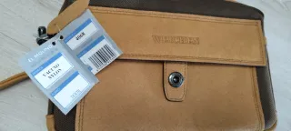 Cartera de mano Welchen Beige y Marrón